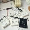 Fabric Jewelry Card Made Of Soft Cotton Cloth For Earrings Necklace Hair Ring Packaging With Label
