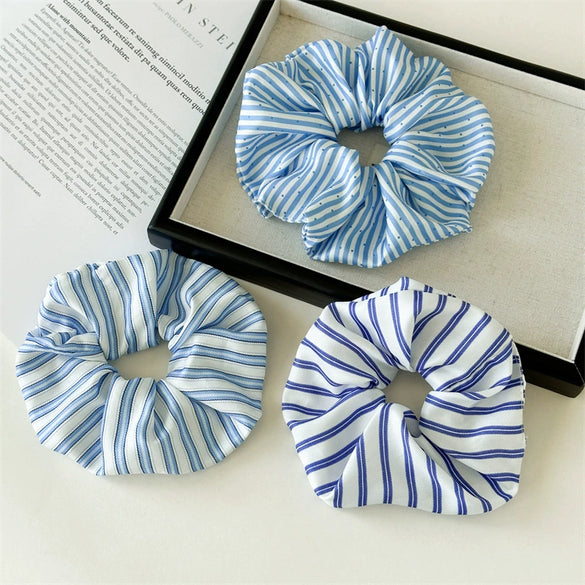 Fabric Minimalist Striped Hair Accessories For Girls