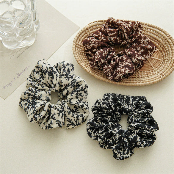 Fabric Simple Elastic Hair Ring Headwear For Female Ponytail With Seiko Craft