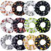Fabric Sports Series Geometric Patterns Knitting Invisible Zipper Hair Tie