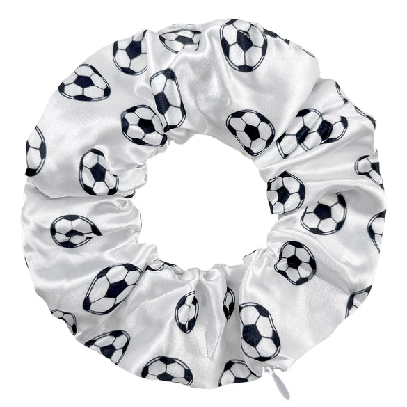 Fabric Sports Series Geometric Patterns Knitting Invisible Zipper Hair Tie