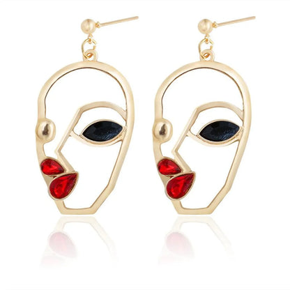 Face Mask Fashion Abstract Earrings Nhdp156848