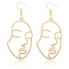 Face Mask Fashion Abstract Earrings Nhdp156848