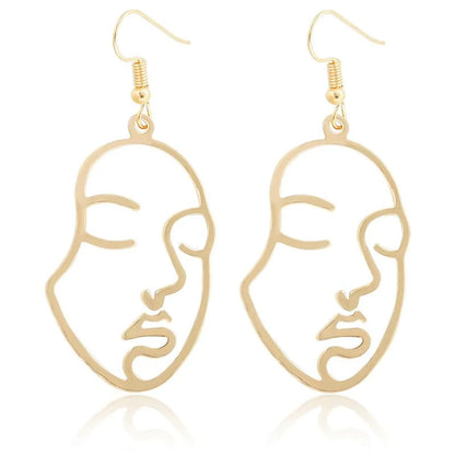 Face Mask Fashion Abstract Earrings Nhdp156848