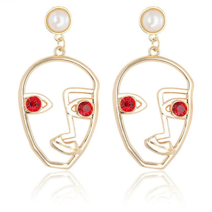 Face Mask Fashion Abstract Earrings Nhdp156848