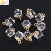 Faceted Glass And Crystal Beads For Jewelry Making Handmade Diy Jewelry Accessories With Large Hole Design