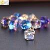 Faceted Glass And Crystal Beads For Jewelry Making Handmade Diy Jewelry Accessories With Large Hole Design