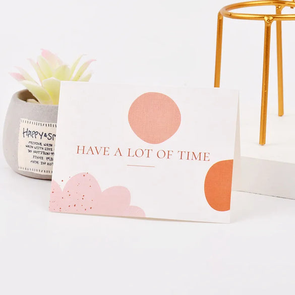 Factory Provided Simple Greeting Cards With Envelope Bakery-Style Birthday Cards And Thank-You Cards