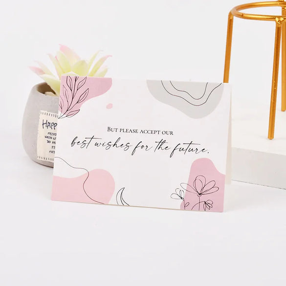 Factory Provided Simple Greeting Cards With Envelope Bakery-Style Birthday Cards And Thank-You Cards
