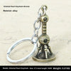 Factory Sales Metal Simulation Shell Pistol Tank Aircraft Hammer Bell Ear Spoon Keychain Uncle Souvenir