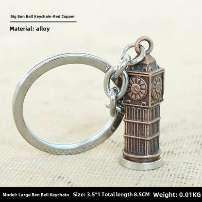 Factory Sales Metal Simulation Shell Pistol Tank Aircraft Hammer Bell Ear Spoon Keychain Uncle Souvenir