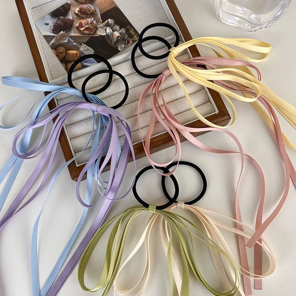 Fairy Style Bow Knot Cloth Hair Tie