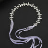 Fairy Style Classic Style Leaf Artificial Crystal Hair Band
