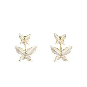 Fairy Style Elegant Vintage Style Butterfly Alloy Women'S Ear Studs