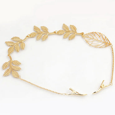 Fairy Style Leaves Butterfly Alloy Plating Hair Band