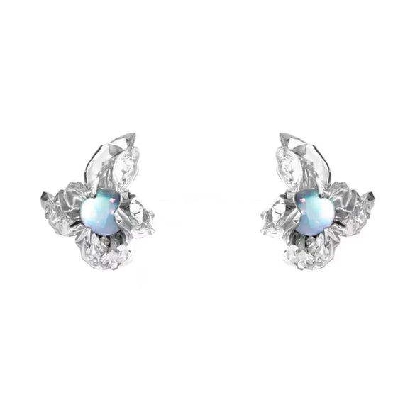 Fairy Style Simple Style Irregular Star Alloy Plating Inlay Moonstone Women'S Drop Earrings