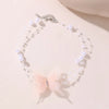 Fairy Style Sweet Classic Style Butterfly Artificial Pearl Plastic Polyester Wholesale Pendant Necklace