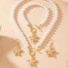 Fairy Style Vacation Marine Style Starfish Zinc Alloy Women'S Jewelry Set