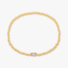 Fashion Accessible Luxury Stainless Steel Ball Bead Geometric Pattern 18K Gold Plated Women's Bracelet