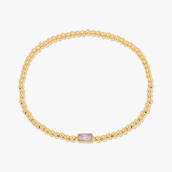 Fashion Accessible Luxury Stainless Steel Ball Bead Geometric Pattern 18K Gold Plated Women's Bracelet