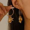 Fashion Accessories Ocean Series Pearl Conch Shell Starfish Earrings For Women Alloy Electroplated