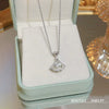 Fashion Accessories Titanium Steel Women's Light Luxury Cross Chain Necklace Set With Pearls Geometric Design