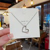 Fashion Accessories Titanium Steel Women's Light Luxury Cross Chain Necklace Set With Pearls Geometric Design