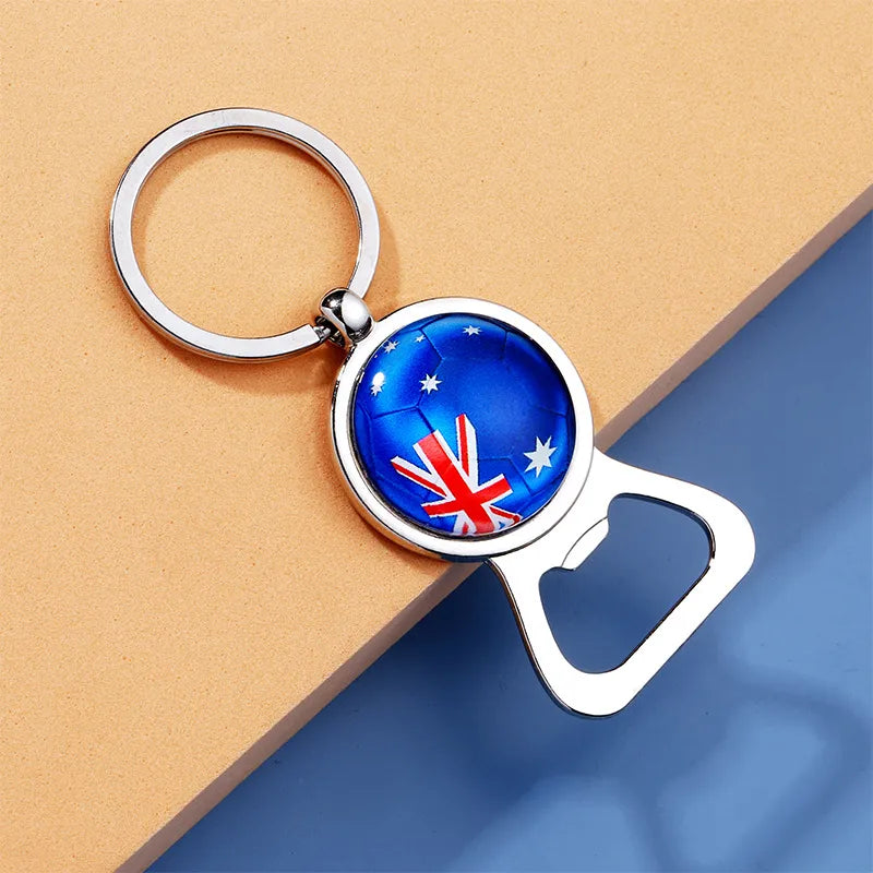 Fashion Accessories World Cup Soccerball Bottle Opener Keychain