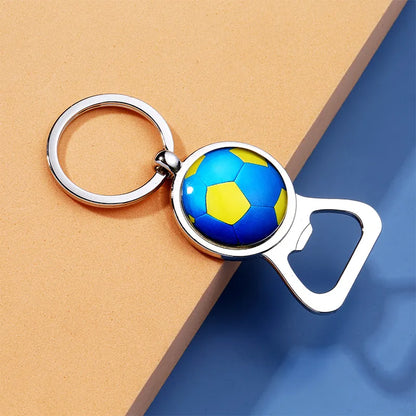 Fashion Accessories World Cup Soccerball Bottle Opener Keychain