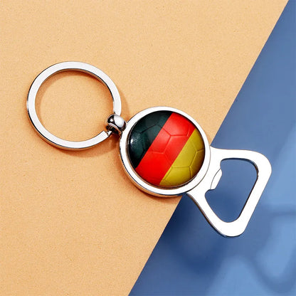 Fashion Accessories World Cup Soccerball Bottle Opener Keychain