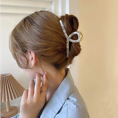 Fashion Acetate Female Summer Large Size Metal Hair Clip Hair Accessories