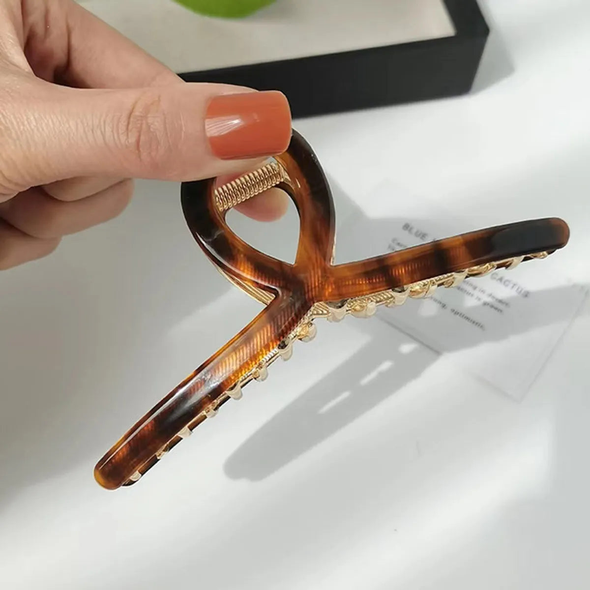 Fashion Acetate Female Summer Large Size Metal Hair Clip Hair Accessories