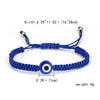 Fashion Adjustable Handmade Evil Eyes Blue Eyes Rope Woven Bracelet For Unisex And Women Wholesale