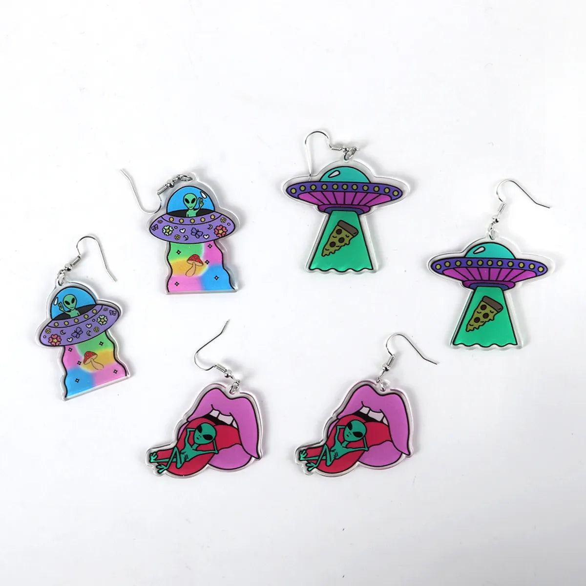 Fashion Alien Arylic Women's Drop Earrings 1 Pair