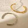 Fashion Allmatch Titanium Steel Bracelet 18K Goldplated With Pearl Zircon Cross Inlaid For Women