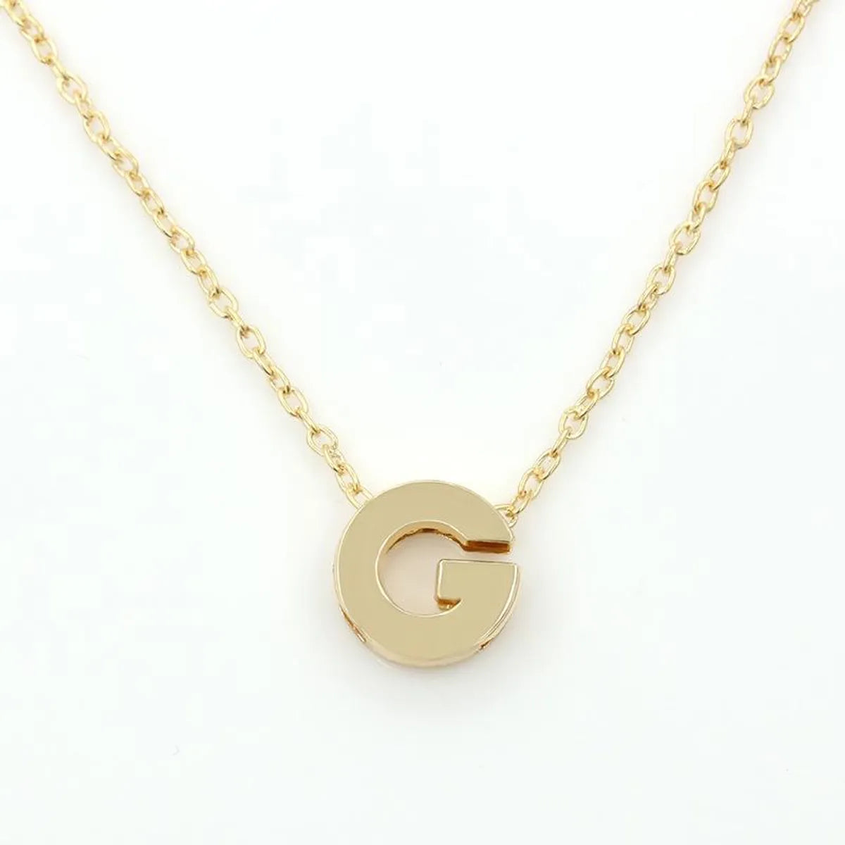 Fashion Alloy 26 Letter Necklace Nhdp154401