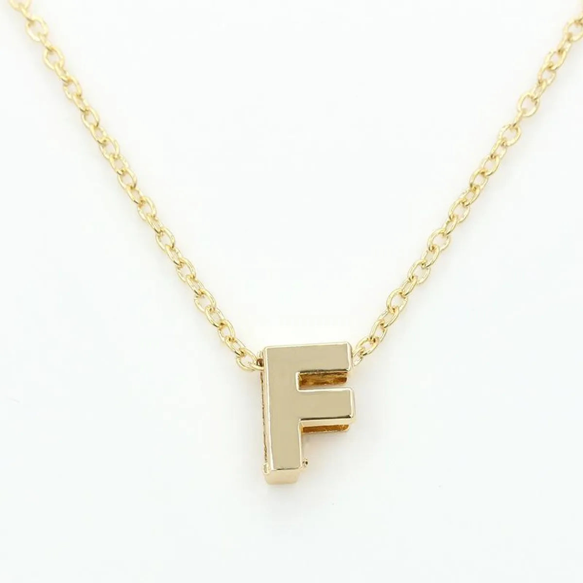 Fashion Alloy 26 Letter Necklace Nhdp154401