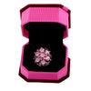 Fashion Alloy Adjustable Zircon Ring For Women And Unisex With Electroplated Finish Elegant Fragrance Style Statement Jewelry