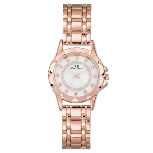 Fashion Alloy Band Round Dial Quartz Watch For Female