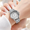 Fashion Alloy Band Round Dial Quartz Watch For Female