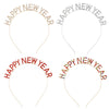 Fashion Alloy Crystal Letters Electroplating Christmas Headband For Women