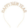 Fashion Alloy Crystal Letters Electroplating Christmas Headband For Women