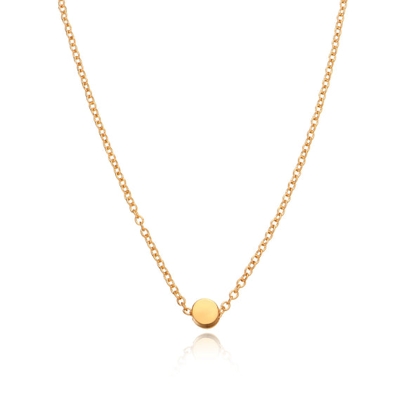 Fashion Alloy Drop Shape Tassel Necklace With Electroplated Geometric Pendant Simple Versatile Chain Necklace