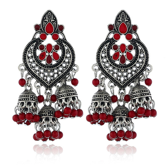 Fashion Alloy Star Tassel Earrings With Diamond Accent Bohemian Dangle Earrings For Women
