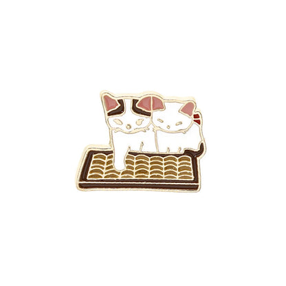 Fashion Animal Alloy Enamel Unisex Brooches