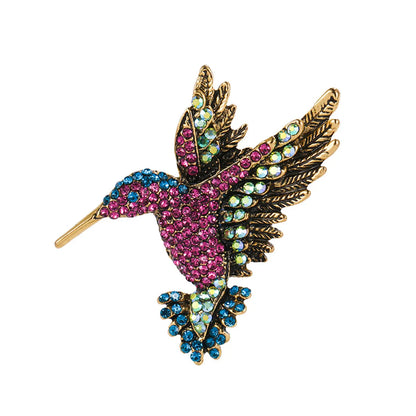 Fashion Animal Alloy Plating Diamond Women'S Brooches