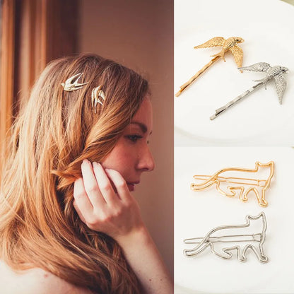 Fashion Animal Alloy Plating Hair Clip 1 Piece