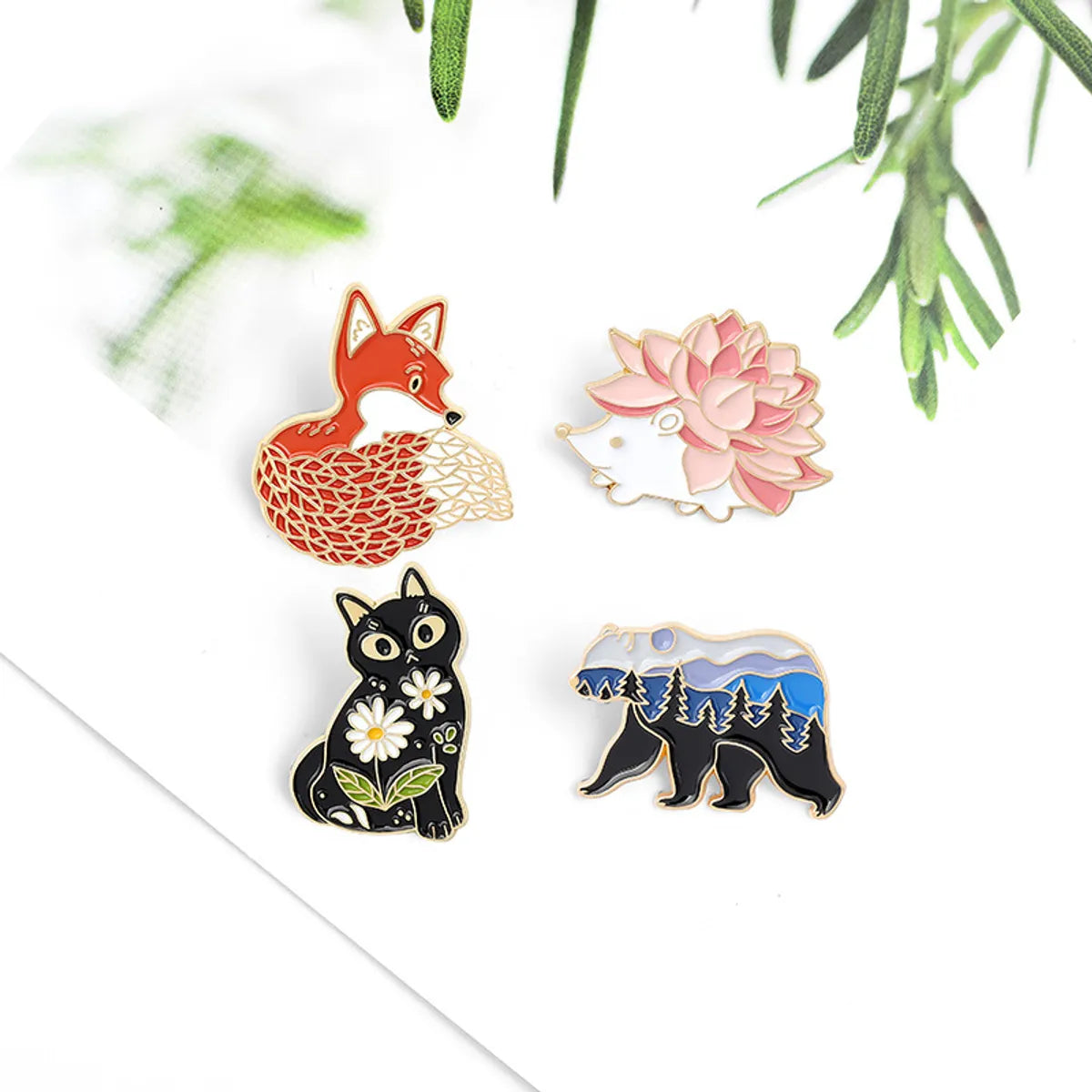 Fashion Animal Alloy Plating Metal Unisex Brooches