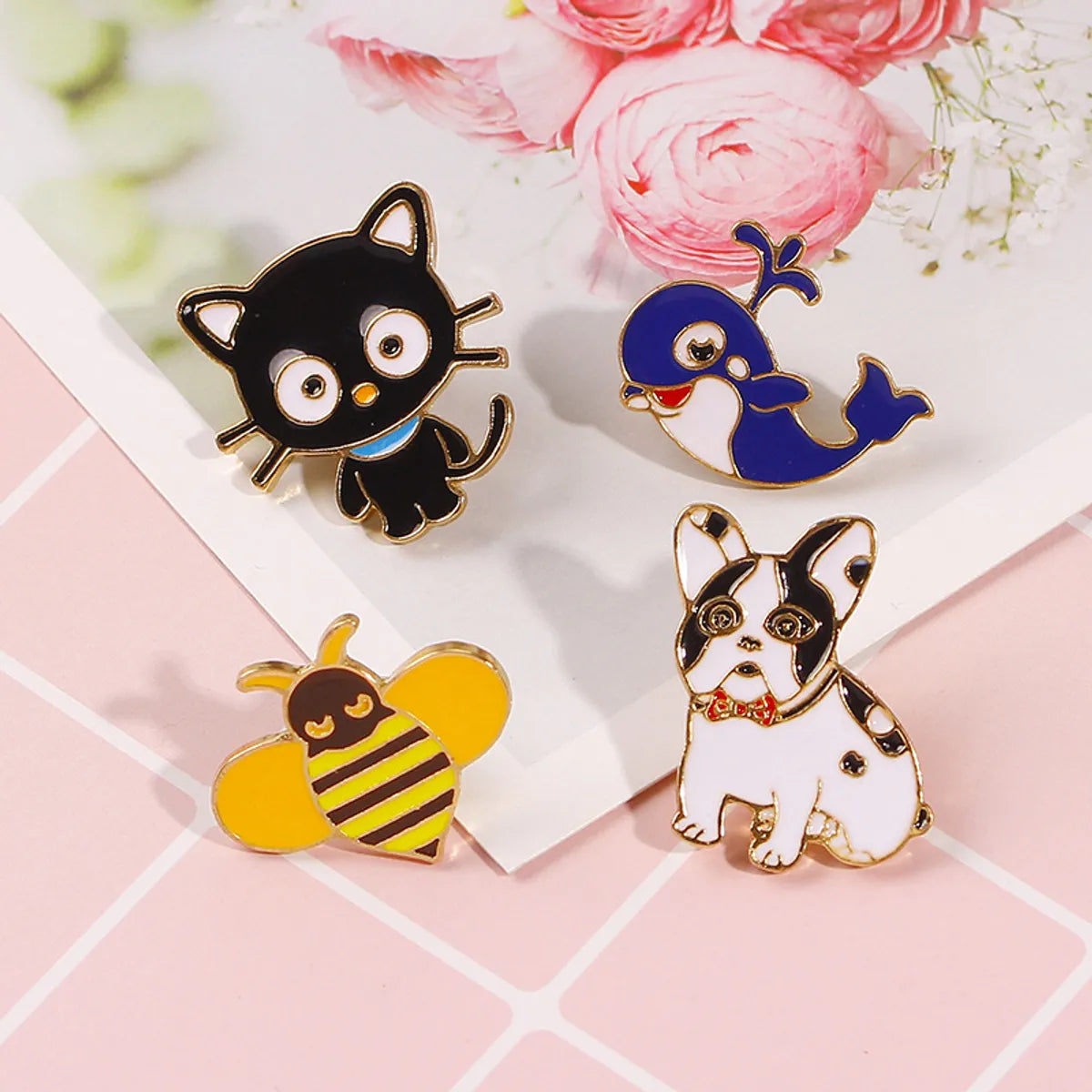 Fashion Animal Alloy Plating Unisex Brooches