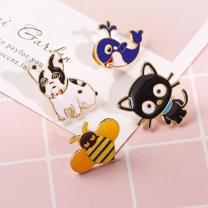 Fashion Animal Alloy Plating Unisex Brooches